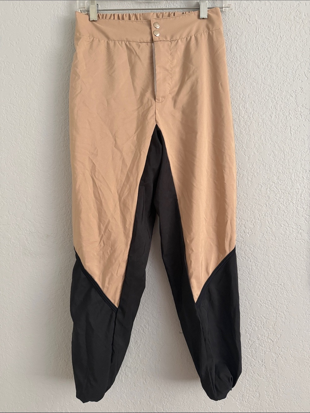 Kid’s Weissman Two-Tone Tan and Black Athletic Joggers